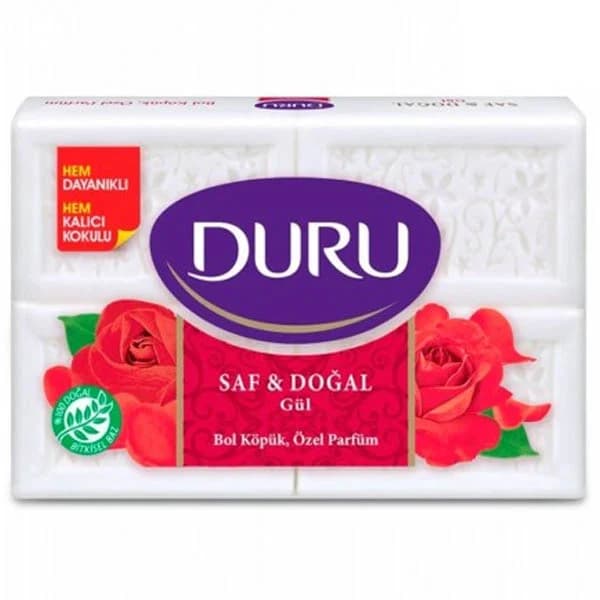 صابون کتابی دورو گل رز 4 عددی 600 گرم