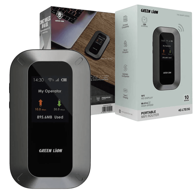 مودم 4G LTE گرین لاین GL-M12 | مودم همراه قابل حمل MiFi Router
