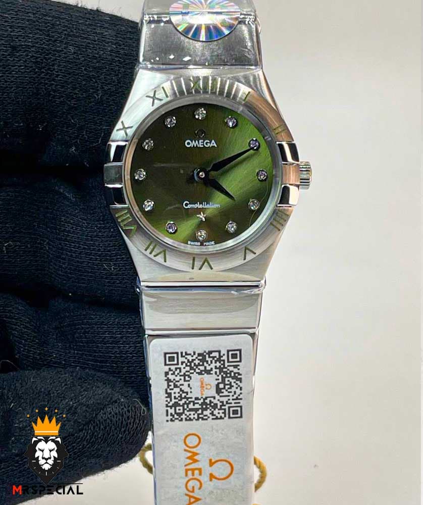 ساعت زنانه امگا کانسلیشن کوارتز استیل صفحه سبز OMEGA CONSTELLATION 01546 — تصویر ۲