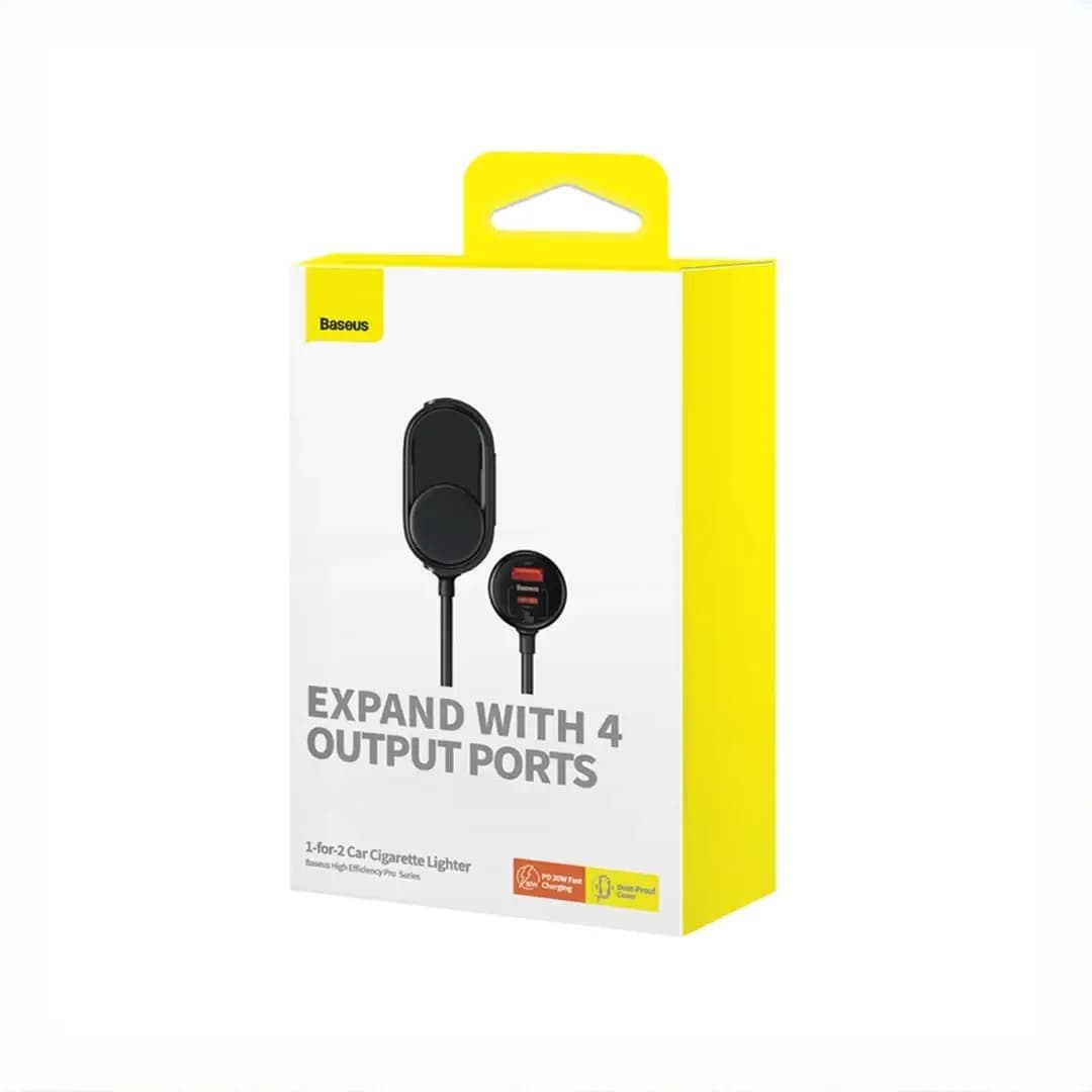 شارژر فندکی 4 پورت 30 وات بیسوس BS-CG010 — تصویر ۹