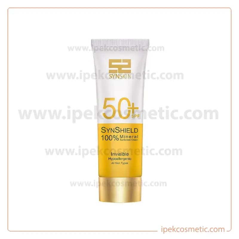 کرم ضدآفتاب فیزیکال بی رنگ ساین اسکین +spf 50