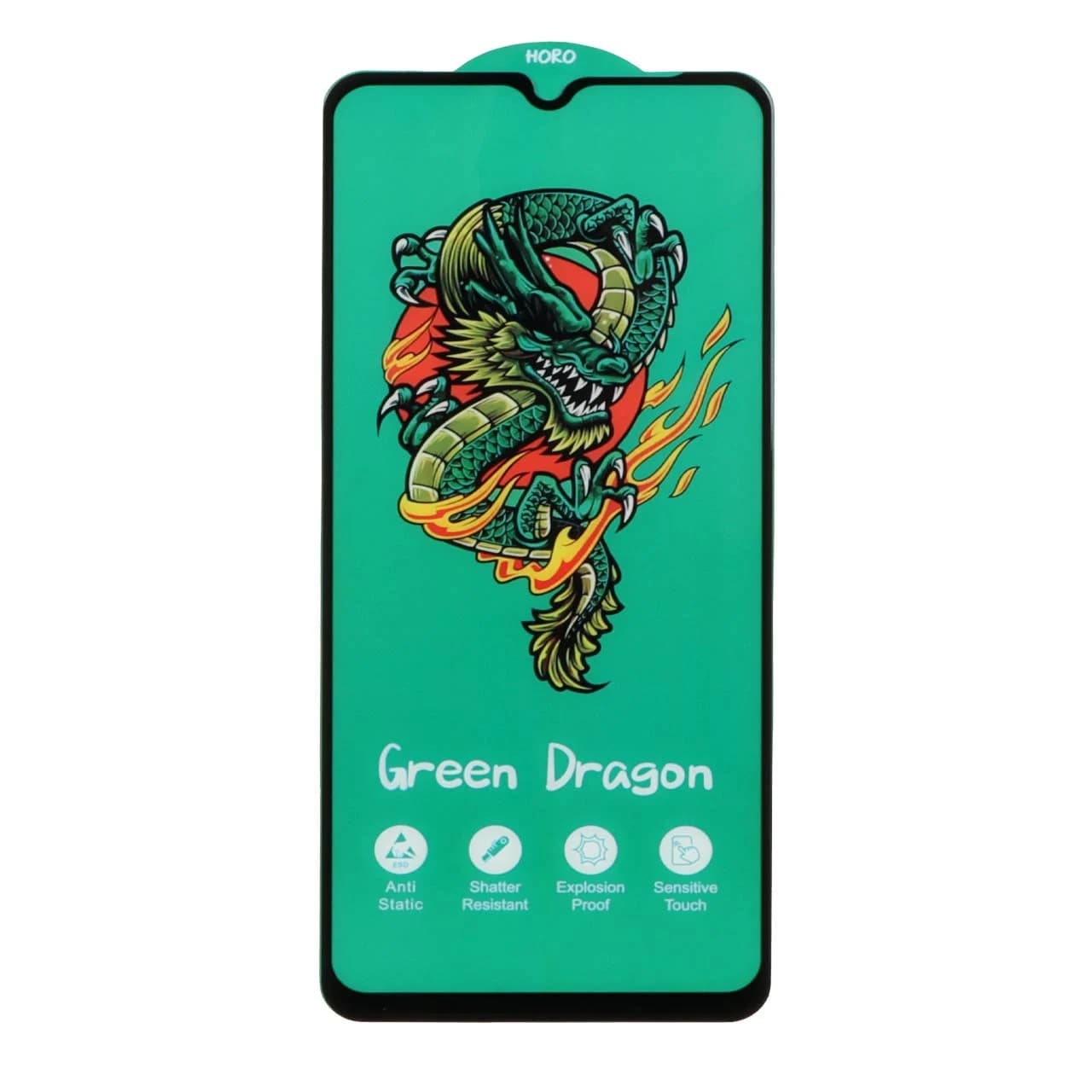 محافظ صفحه نمایش شیشه ای Full Cover Anti Static Horo مدل Xiaomi Redmi A3 / A3x / Redmi 10C / Redmi 12C / Redmi 11A / Redmi 10 Power / Poco C40 / Poco C55 / C61 (بدون پک) — تصویر ۳