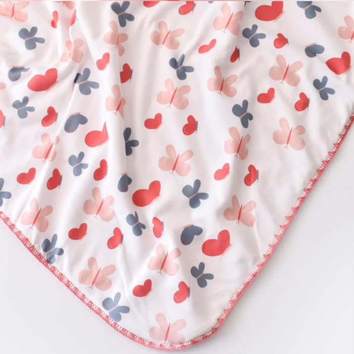 پتو دورو نوزادی bi baby (bi organic) مدل Love the Flower سایز 85×90 — تصویر ۲