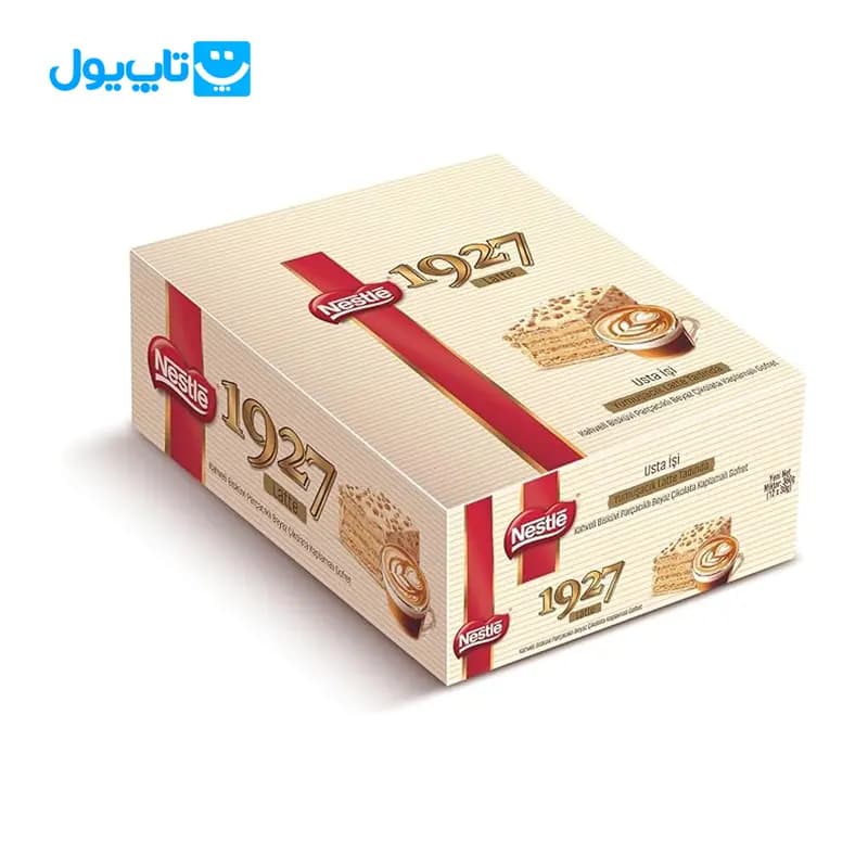 ویفر شیری نستله Nestle با طعم لاته Latte مدل 1927 حجم 32 گرم — تصویر ۳