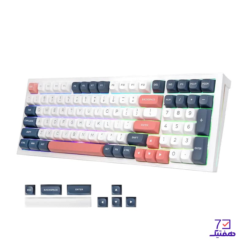 کیبورد بی سیم گیمینگ ردراگونRedragon K723 WBR PRO RGB — تصویر ۳