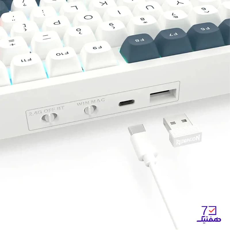 کیبورد بی سیم گیمینگ ردراگونRedragon K723 WBR PRO RGB — تصویر ۵