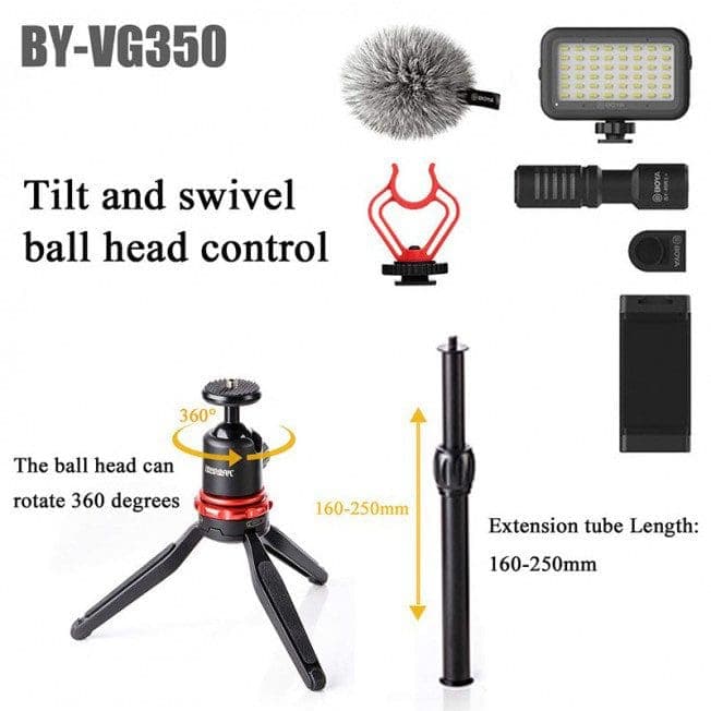 پایه نگهدارنده گوشی موبایل بویا مدل BY-VG350 — تصویر ۳