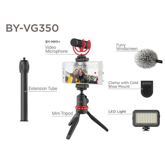 پایه نگهدارنده گوشی موبایل بویا مدل BY-VG350 — تصویر ۲