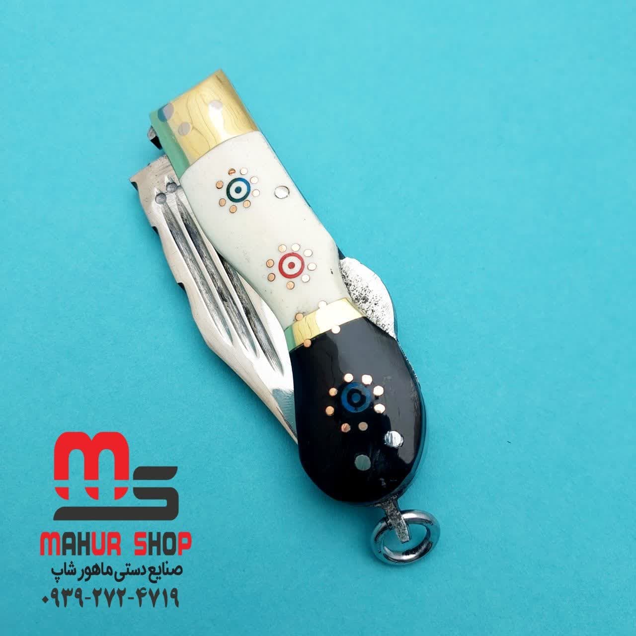 چاقو بابا اصل مدل کلکسیونی دو تیکه رنگ | زنجان — تصویر ۴