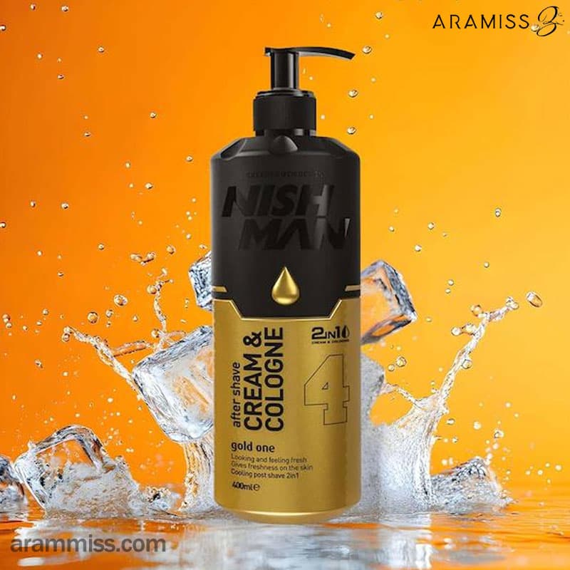 کرم افتر شیو نیشمن مدل 04 gold one — تصویر ۴