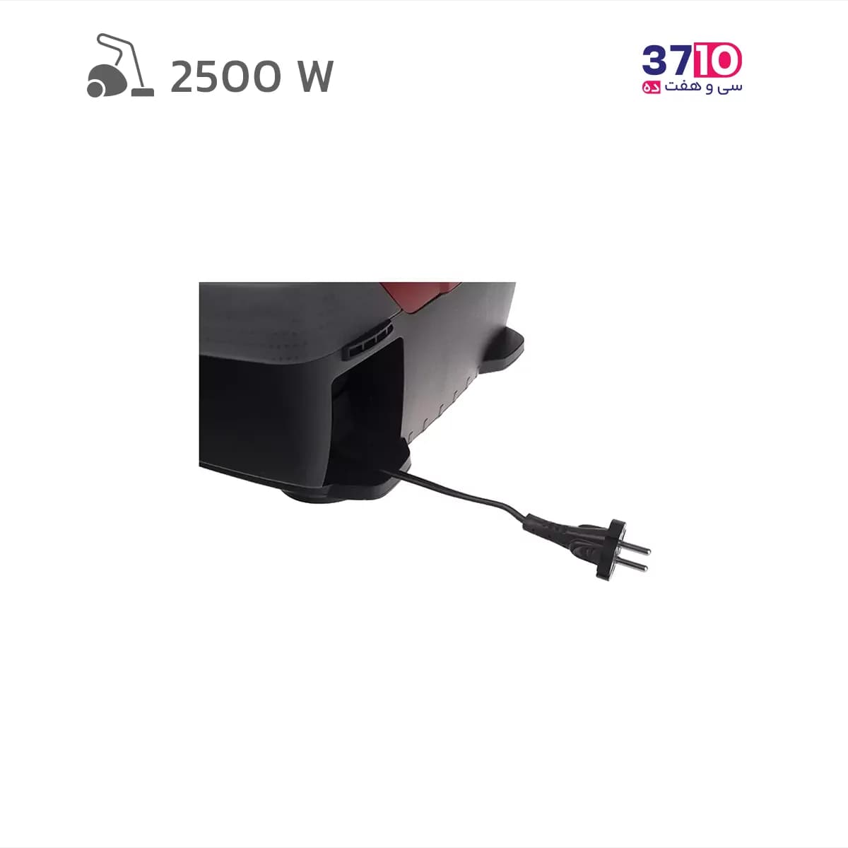 جاروبرقی پارس خزر ParsKhazar مدل TURBO2500WS سفید 2500 وات — تصویر ۳