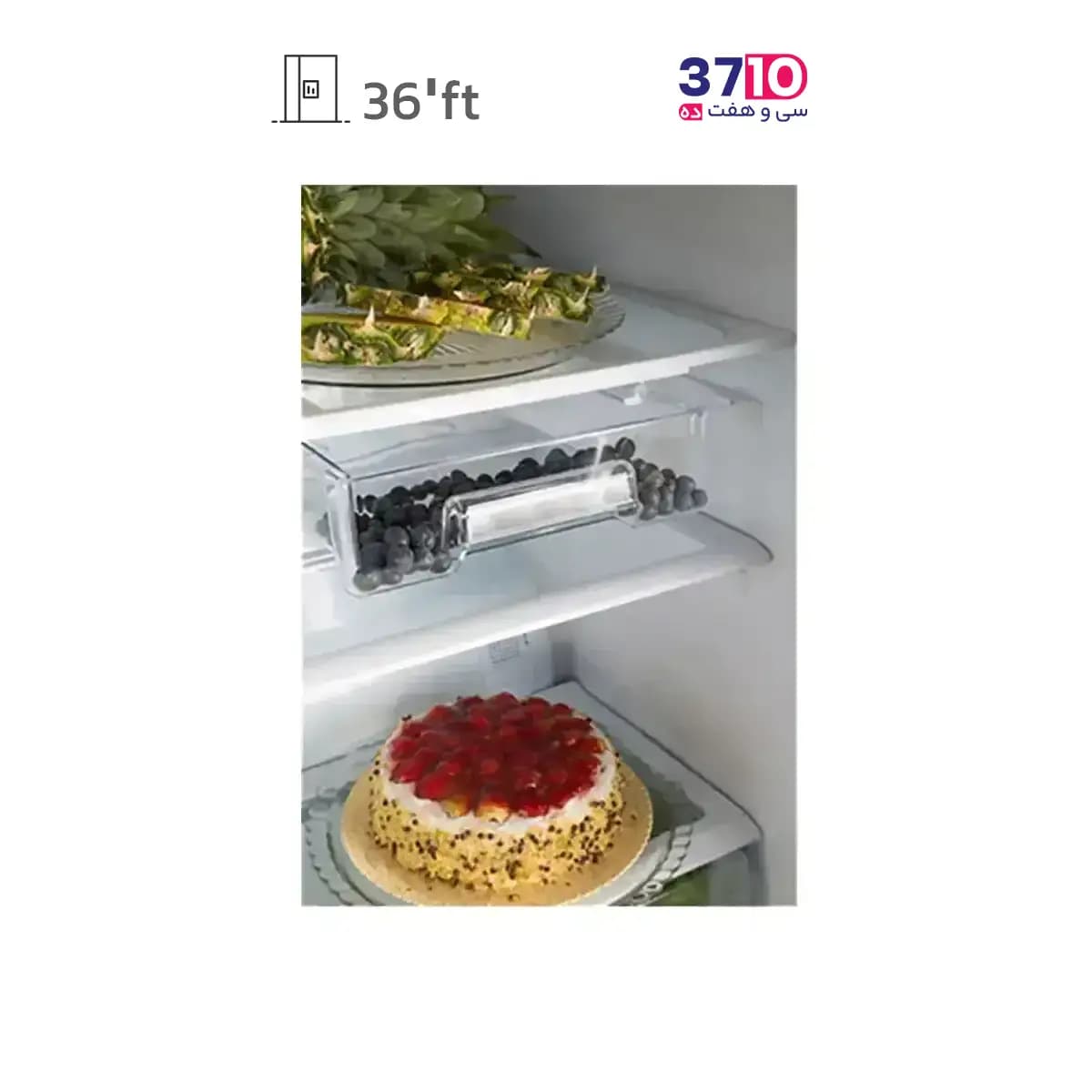 یخچال فریزر دوقلو دیپوینت DEPOINT مدل NF14D5i-W/NR14D5i-W سفيد — تصویر ۶
