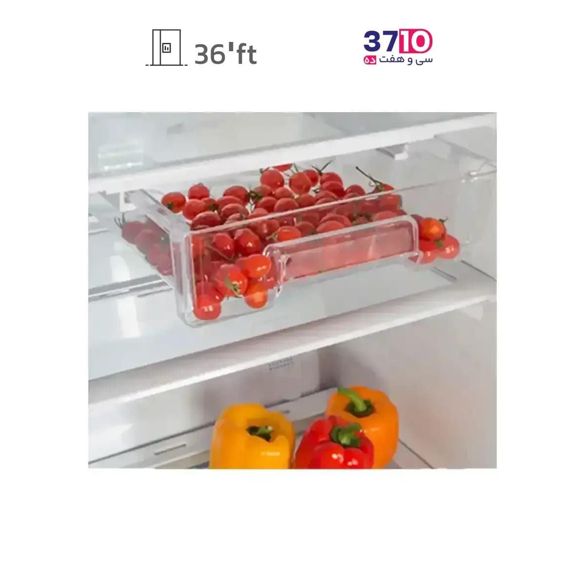 یخچال فریزر دوقلو دیپوینت DEPOINT مدل NF14D5i-W/NR14D5i-W سفيد — تصویر ۷