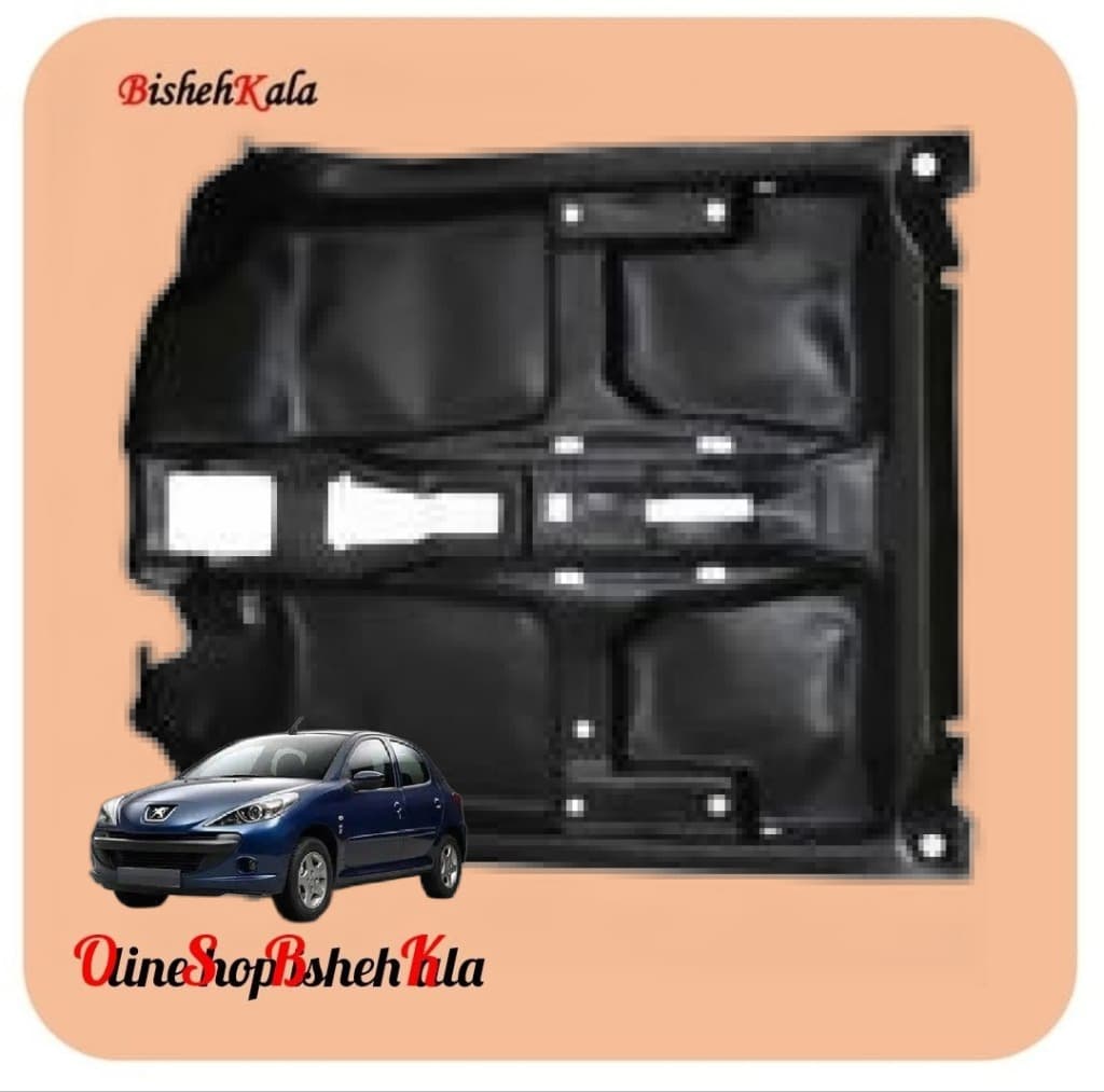 کفپوش مشکی یکپارچه پریمیوم خودرو پژو 207 اتومات کد(7)
