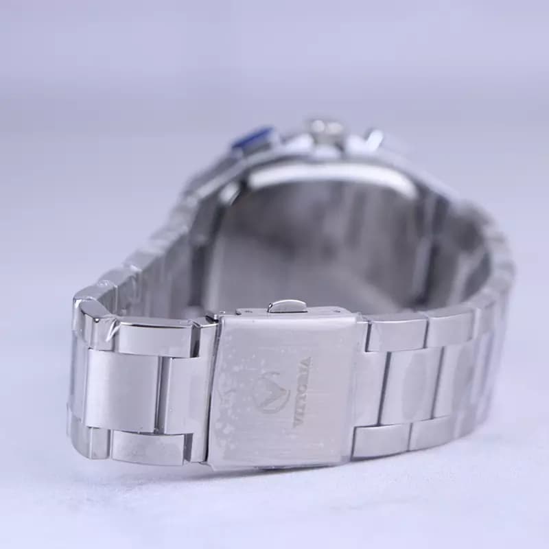 ساعت مچی ویتوریا مردانه فلزی صفحه مربع سبز VT 3185/5 — تصویر ۳