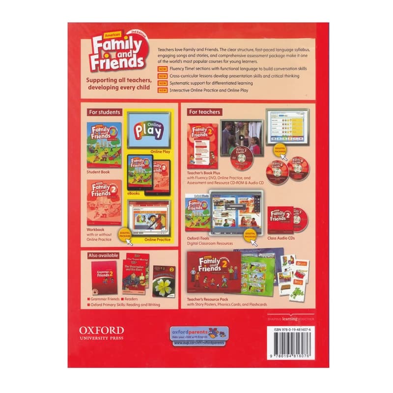 کتاب American Family And Friends 2 اثر Naomi Simmons انتشارات Oxford کد k21226 — تصویر ۲