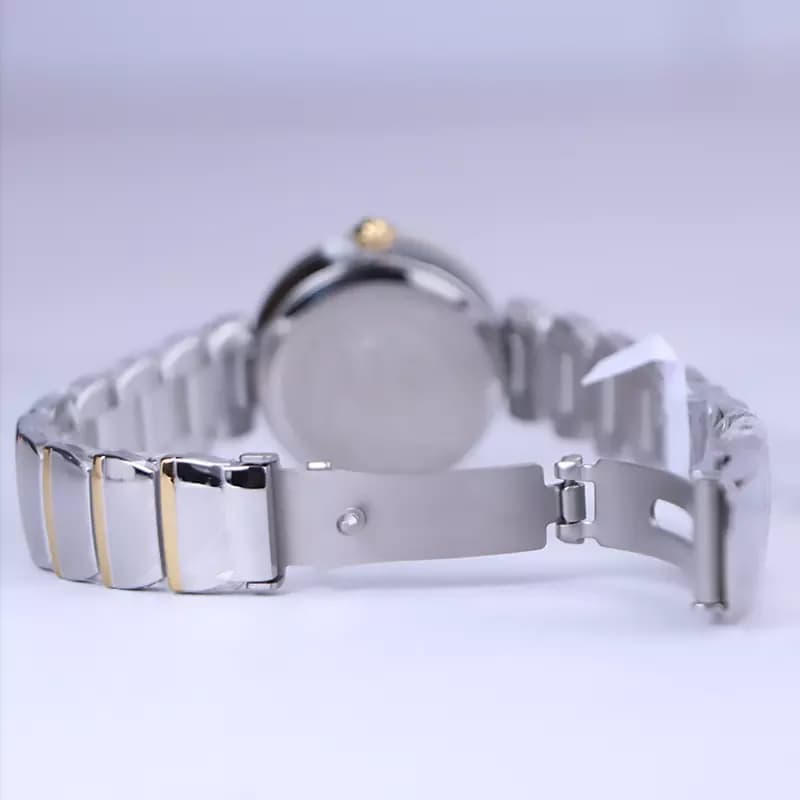 ساعت مچی ویتوریا زنانه فلزی صفحه طلایی آینه ای VT 3395/6 — تصویر ۲