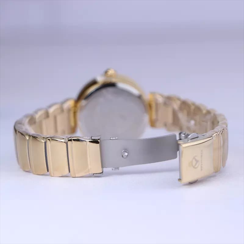 ساعت مچی ویتوریا زنانه فلزی طلایی صفحه آینه ای VT 3395/2 — تصویر ۲