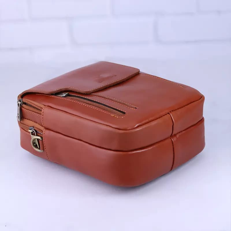 کیف دوشی چرم چرمسال کد 630 — تصویر ۴
