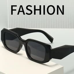 عینک آفتابی پرادا uv400 دسته سه بعدی +دستمال نانو مخصوص + ارسال رایگان کد13 — تصویر ۸