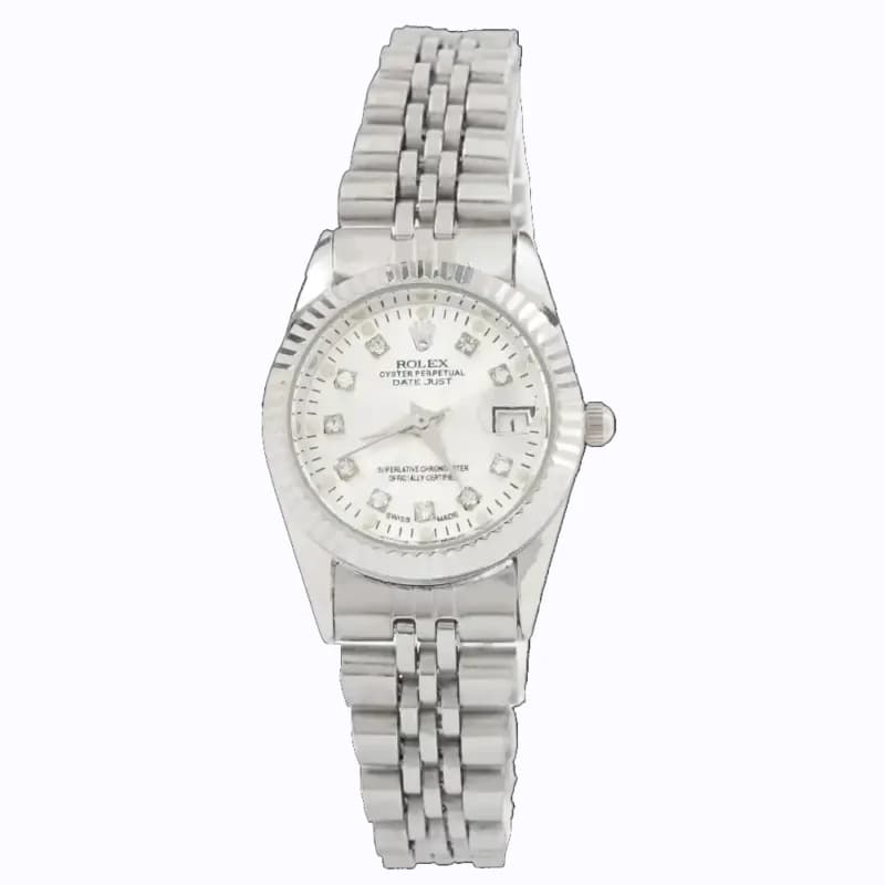 ساعت مچی زنانه رولکس ROLEX طرح دیت جاست مدل 2100 — تصویر ۶