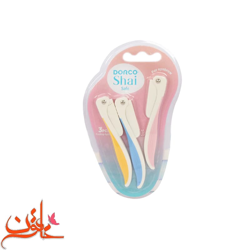 تیغ ابرو دورکو مدل Shai Safe بسته 3 عددی