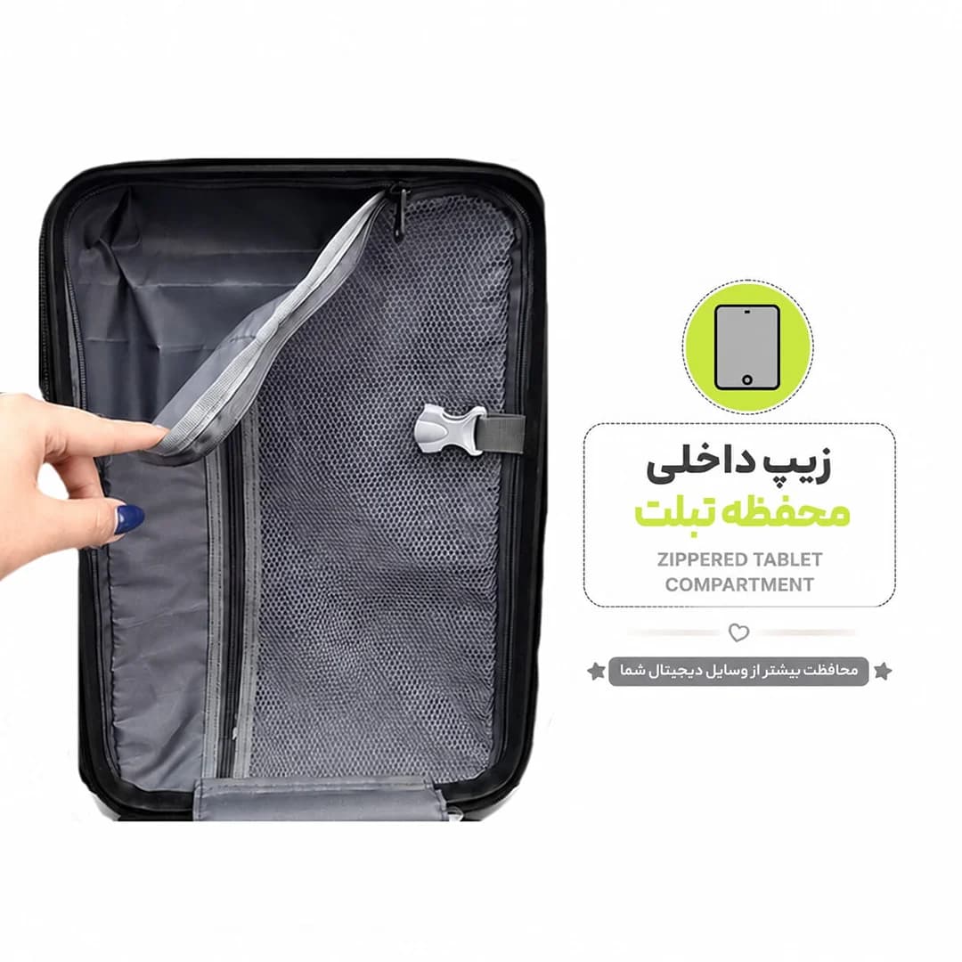 کوله پشتی مدرسه مدل MS1090 طرح BALENCIAGA — تصویر ۶