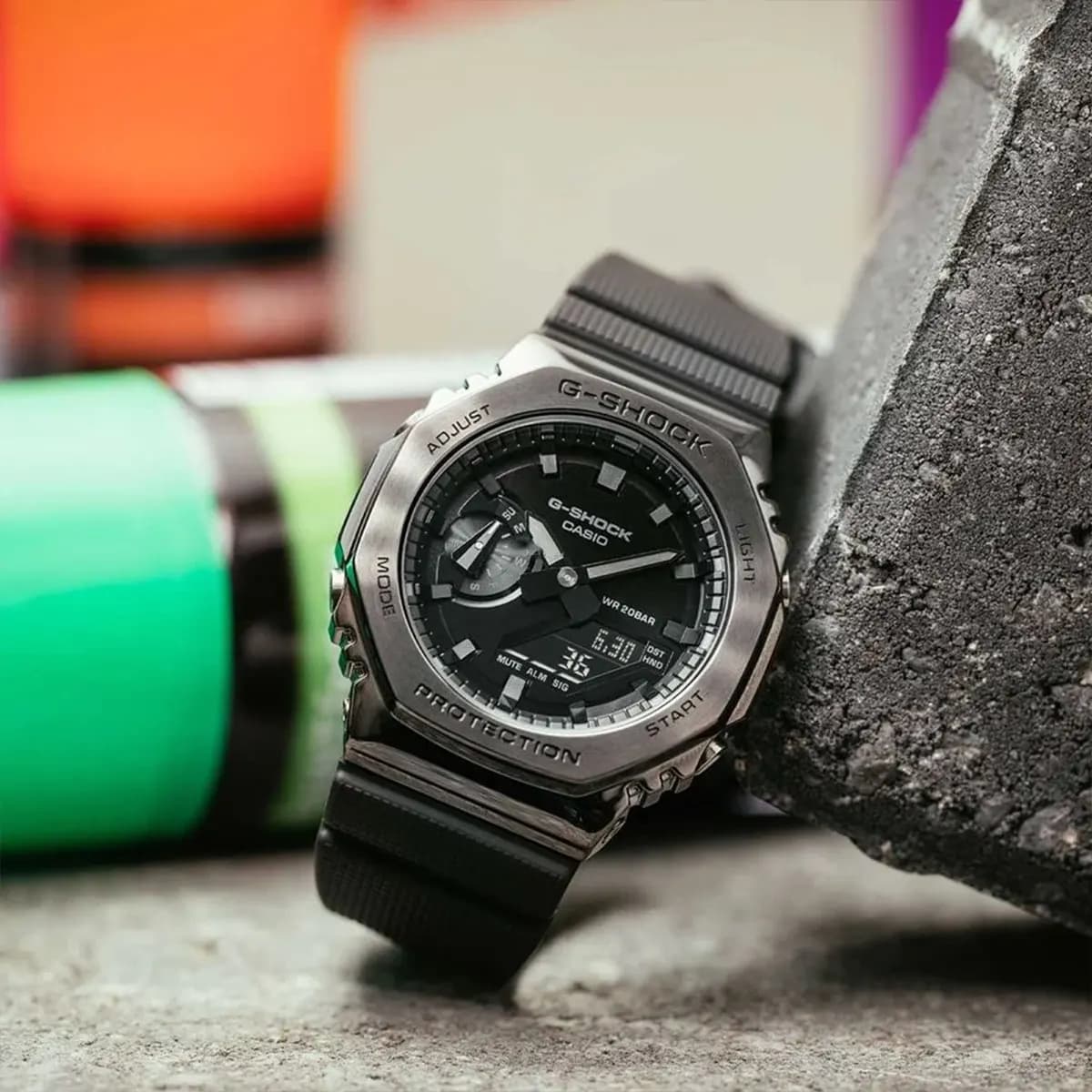 ساعت مچی مردانه کاسیو جی شاک CASIO G-SHOCK GM-2100BB-1ADR — تصویر ۱۰