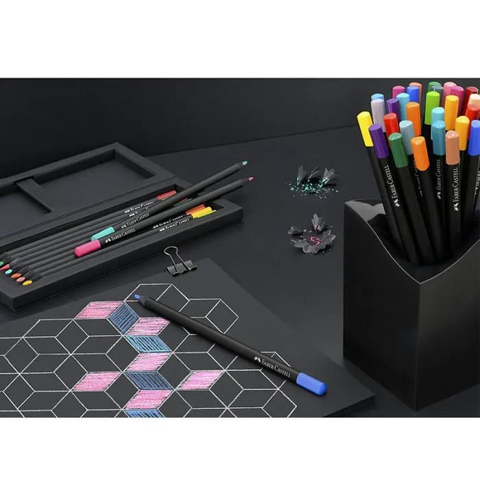 مداد رنگی فابرکاستل مدل Black Edition مجموعه 36 عددی — تصویر ۲