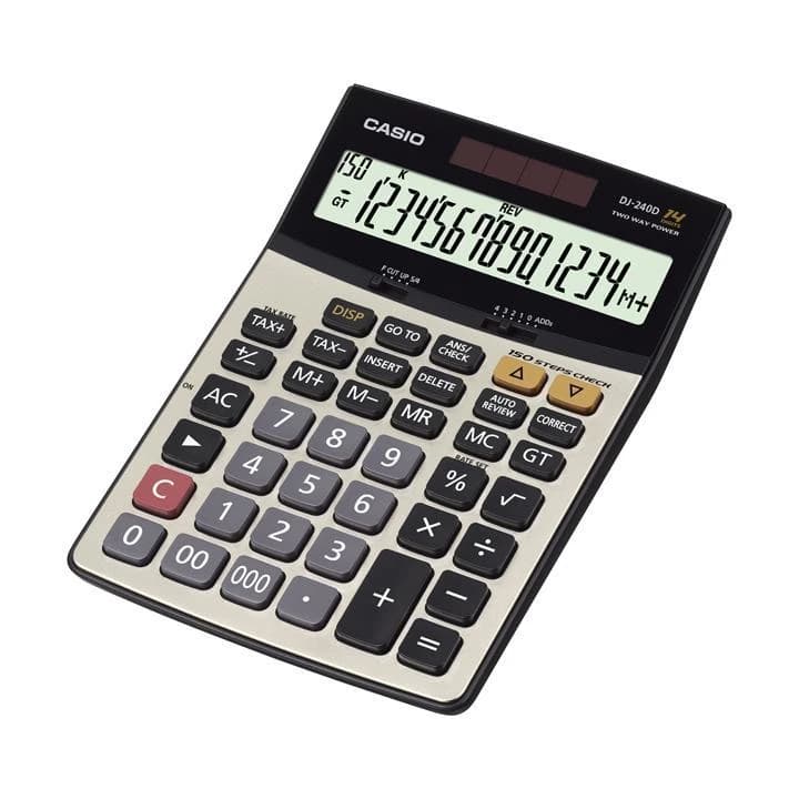ماشین حساب کاسیو DJ-240 D — تصویر ۳