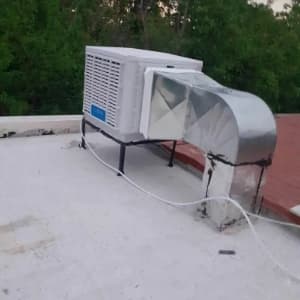 کولر آبی صنعتی پلیمری روبروزن نیرو تهویه البرز 18000 مدل NTAC9/180F ا — تصویر ۵