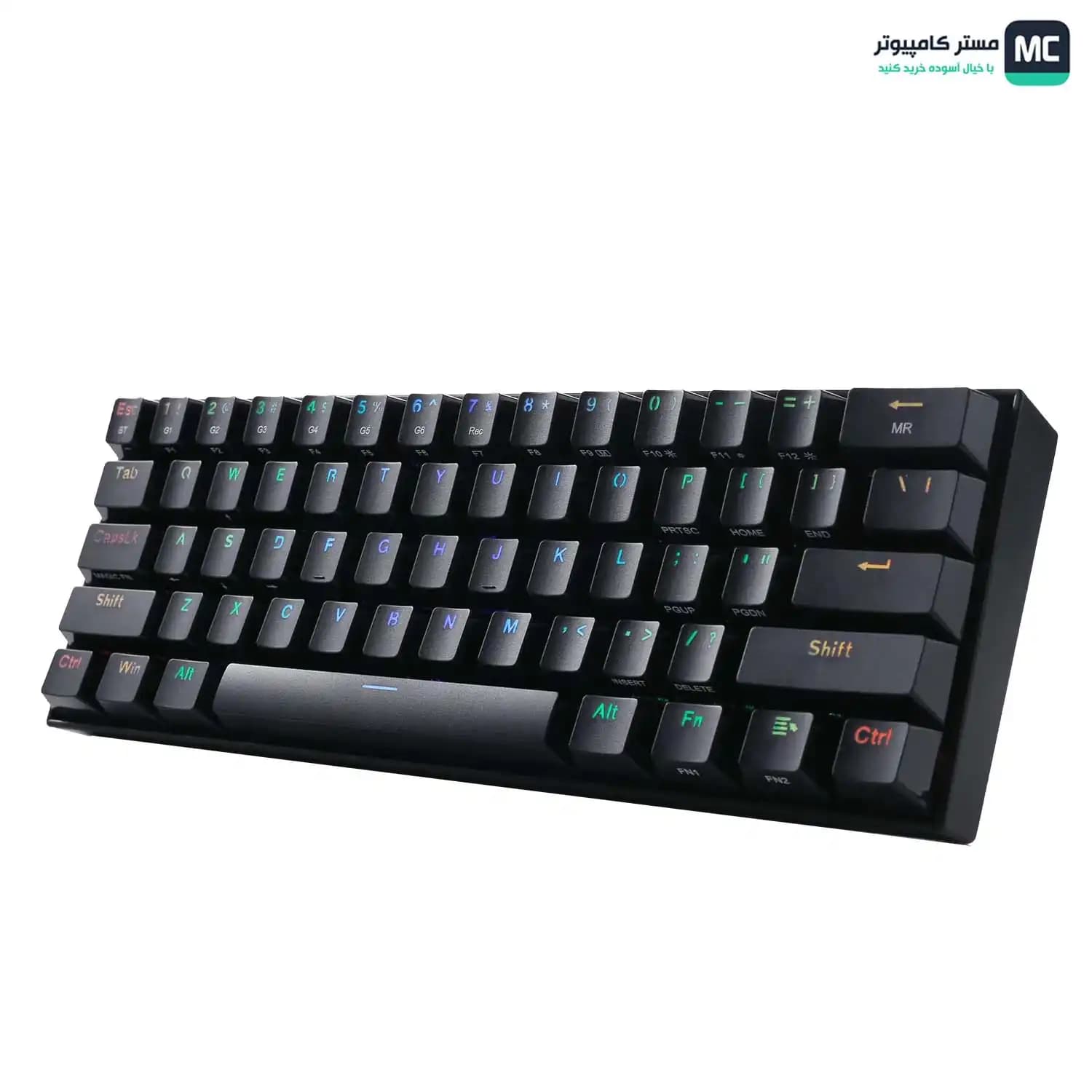 کیبورد بی سیم مکانیکال گیمینگ ردراگون Draconic K530 RGB — تصویر ۴