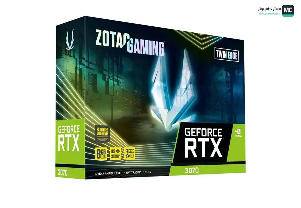 کارت گرافیک زوتاک RTX 3070 Twin Edge 8GB (درحدنو) — تصویر ۲