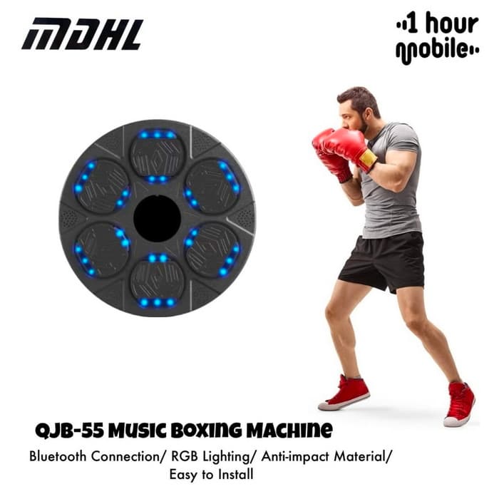کیسه بوکس هوشمند موزیکال به همراه دستکش بوکس MDHL QJB-55 — تصویر ۶