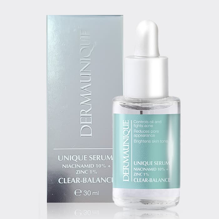 سرم نیاسینامید درمایونیک Dermaunique Niacinamid 10% + Zinc 1% Serum 30ml — تصویر ۲