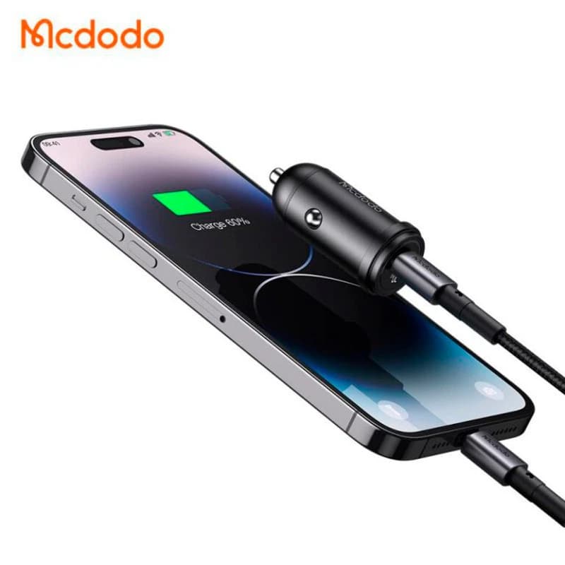 شارژر فندکی 30 وات مک دودو Mcdodo CC-7492 + کابل — تصویر ۳