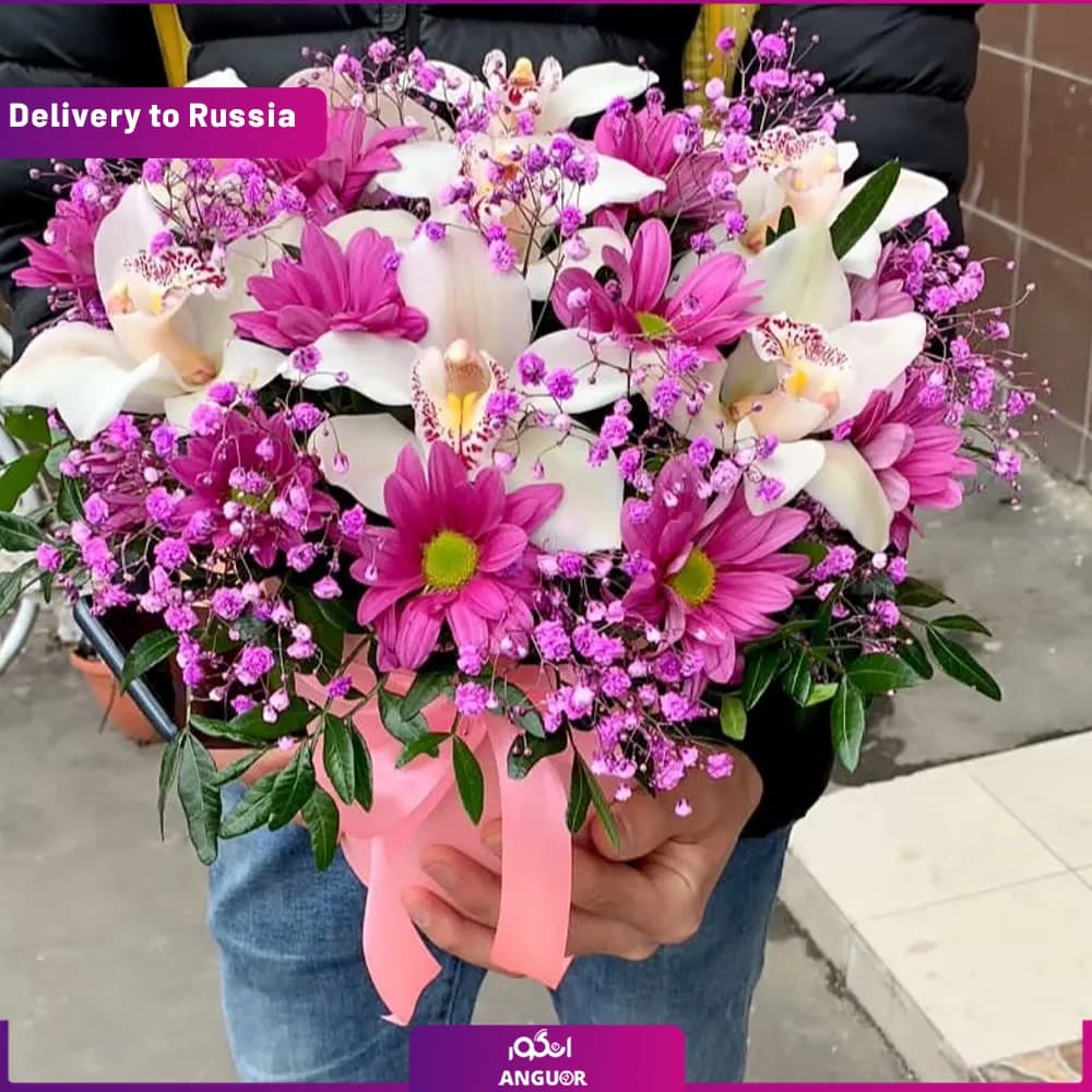 باکس گل شگفتی (ارسال گل به روسیه)