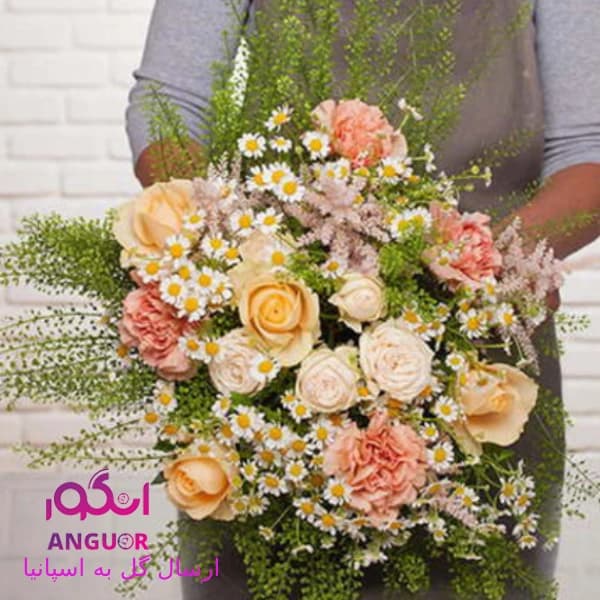 دسته گل پاستیلی (ارسال گل به اسپانیا)