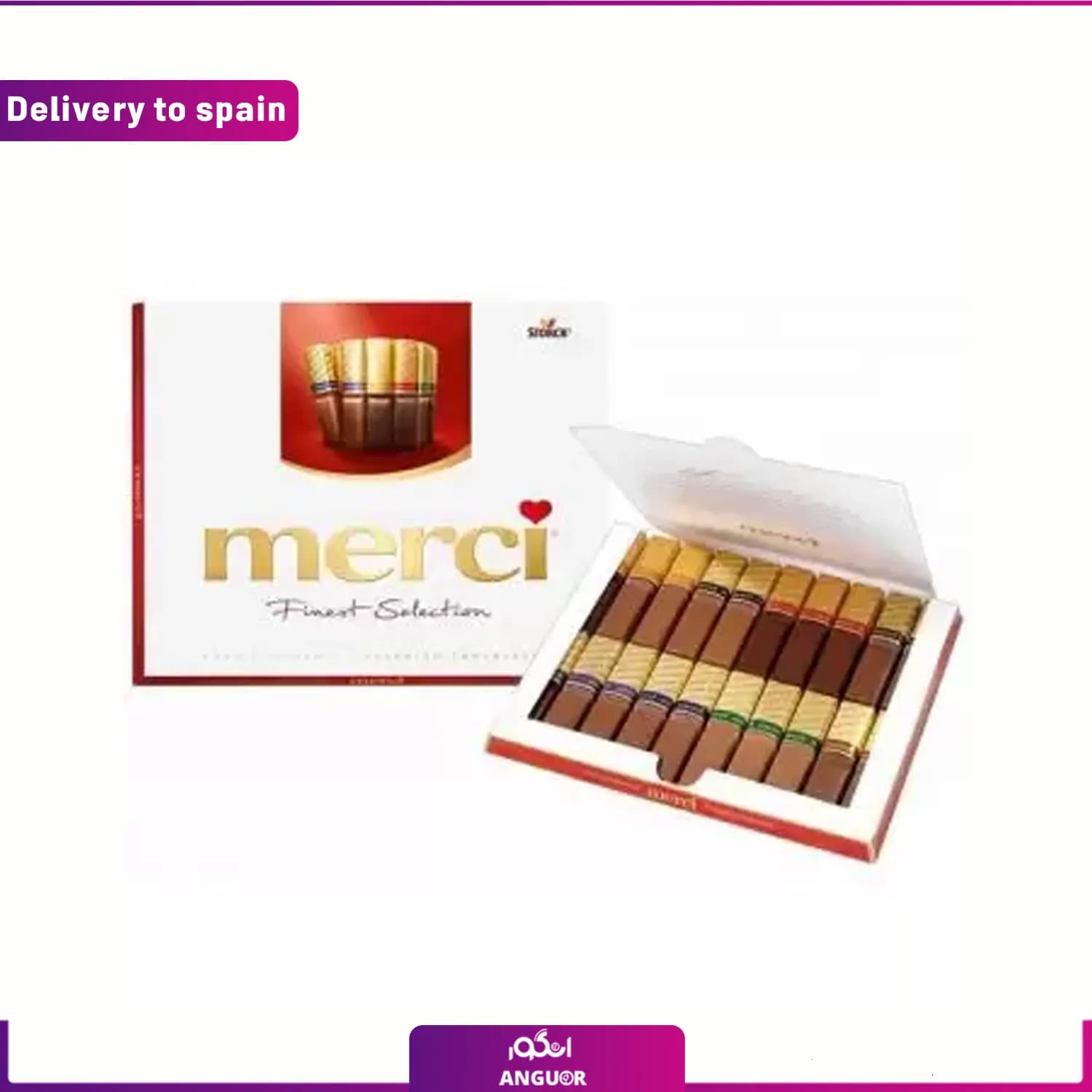 باکس شکلات (ارسال کیک و شیرینی به اسپانیا)