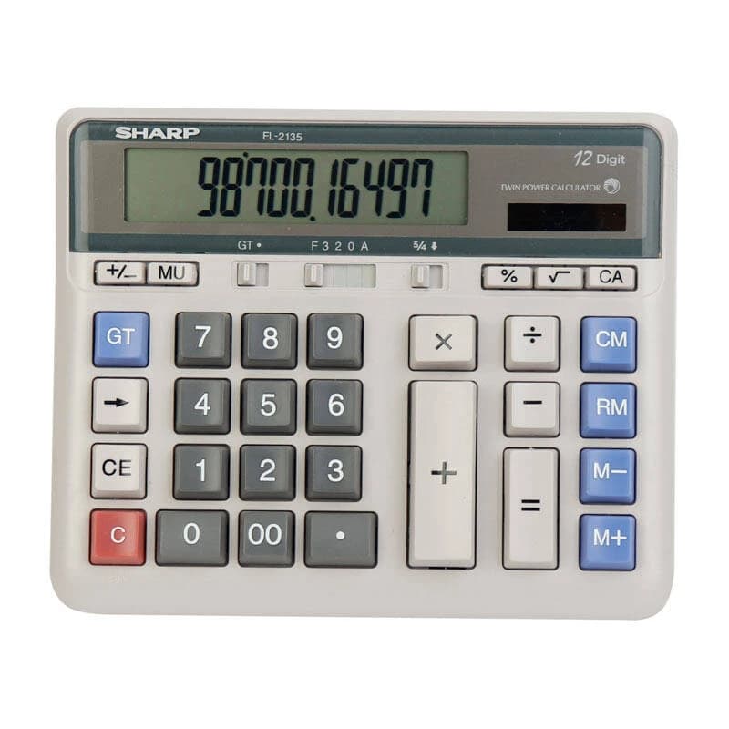 ماشین حساب شارپ مدل EL-2135 Calculator