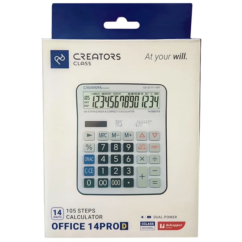 ماشین حساب رومیزی کریتورز کلاس مدل CD-2777-14RP — تصویر ۳