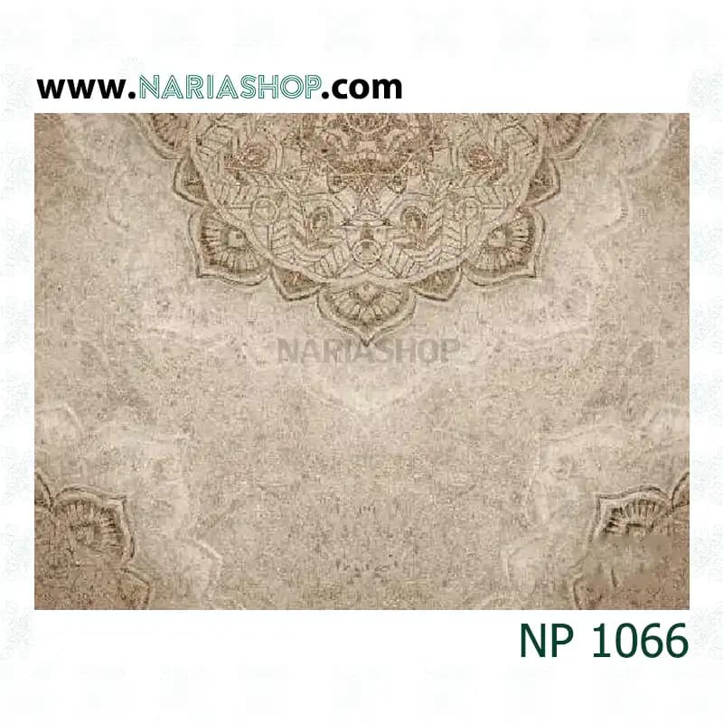 پوستر دیواری کلاسیک کرم طلایی NP1066