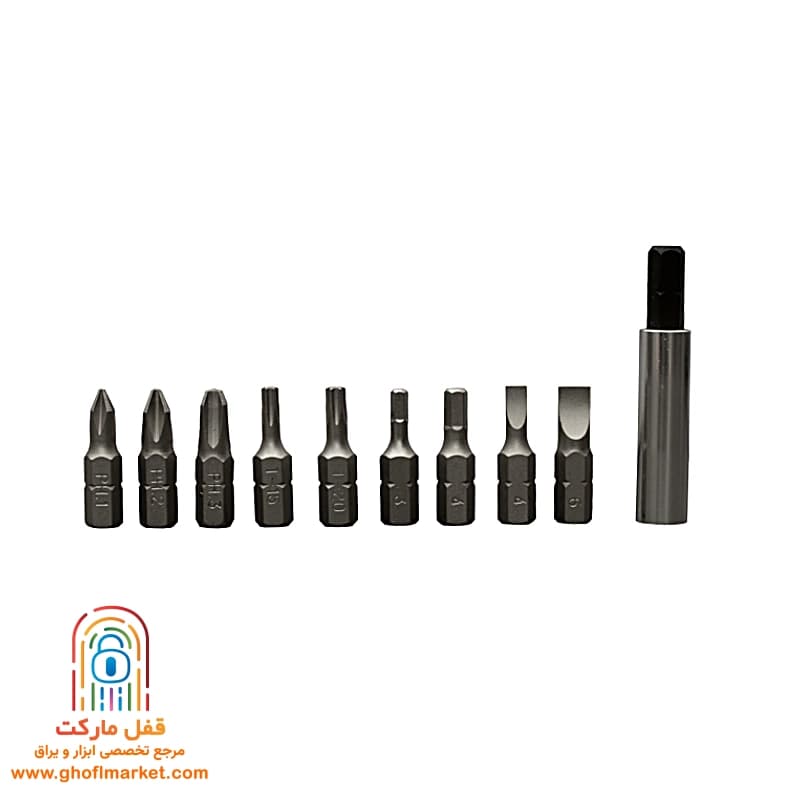 پیچ گوشتی خشابی 11 پارچه تایوان کنزاکس مدل KRS-111 — تصویر ۳