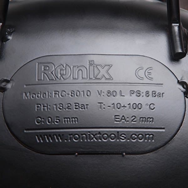 کمپرسور باد رونیکس 80 لیتری مدل RC-8010 \ Ronix AIR COMPRESSOR RC-8010 — تصویر ۳
