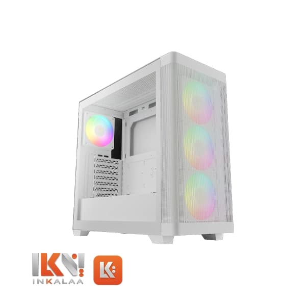 کیس گیم دیاس مدل Athena M3 white ARGB — تصویر ۲