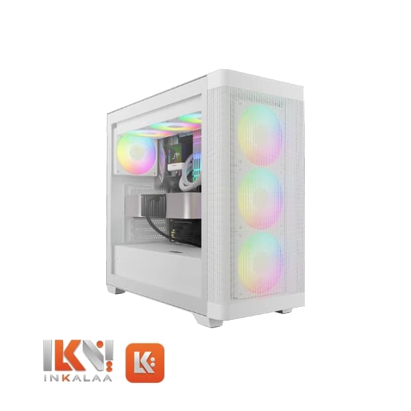 کیس گیم دیاس مدل Athena M3 white ARGB