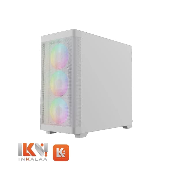کیس گیم دیاس مدل Athena M3 white ARGB — تصویر ۶