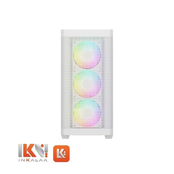 کیس گیم دیاس مدل Athena M3 white ARGB — تصویر ۴