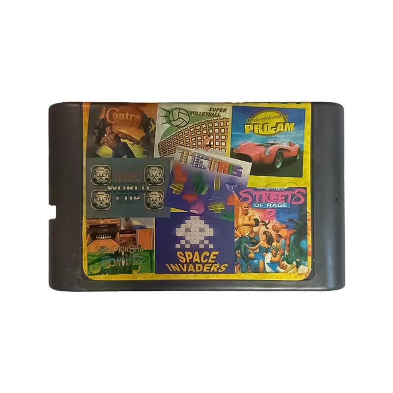 کارتریج 20 لبه سگا بازی Contra / Volleyball / Tetris