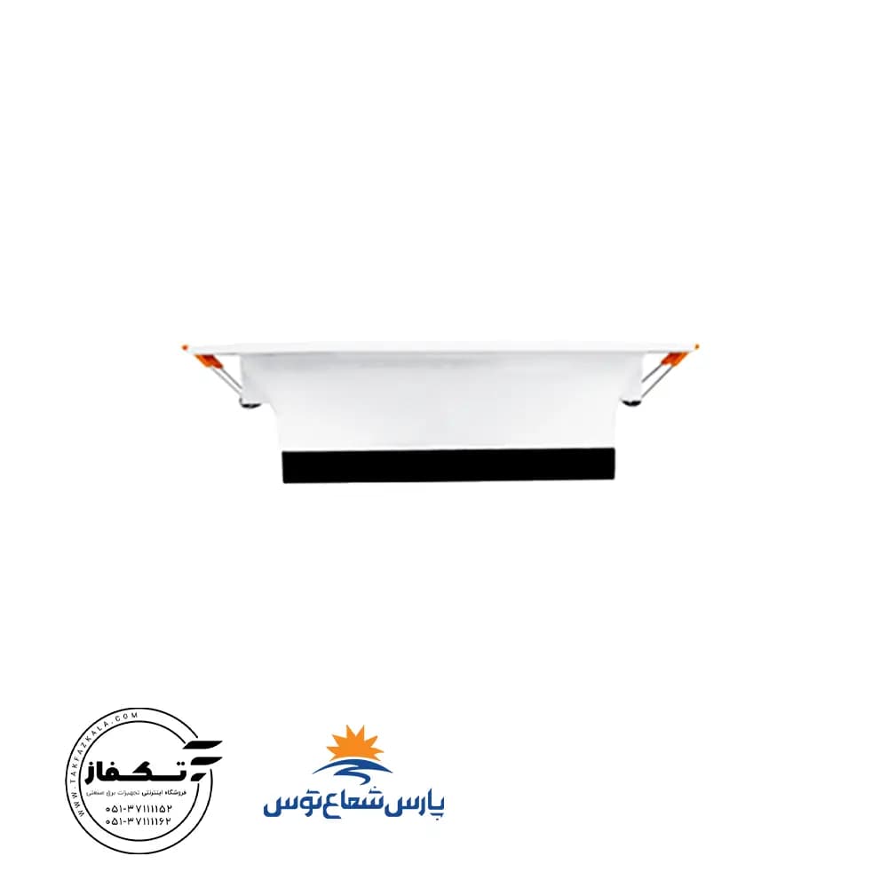 چراغ توکار سولاریس 12 وات دایره پارس شعاع توس — تصویر ۲